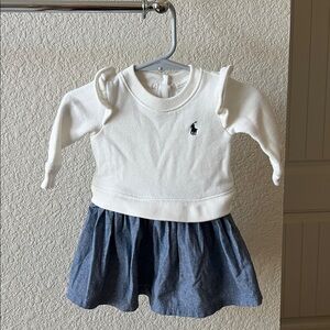 Ralph Lauren Fleece Sweatshirt Dress & Bloomer